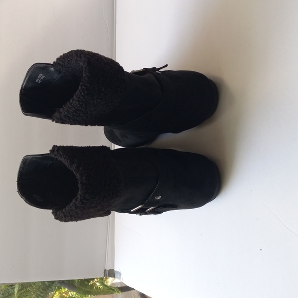 Dolce Vita Elsa Boots Faux Suede Leather Buckle Closure Women's Sz 10 - Picture 7 of 15